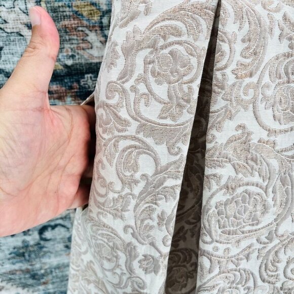 Eliza J Ladies Dress Size 8 Tapestry Print Evening Wear Jeweled Neckline - Picture 8 of 13